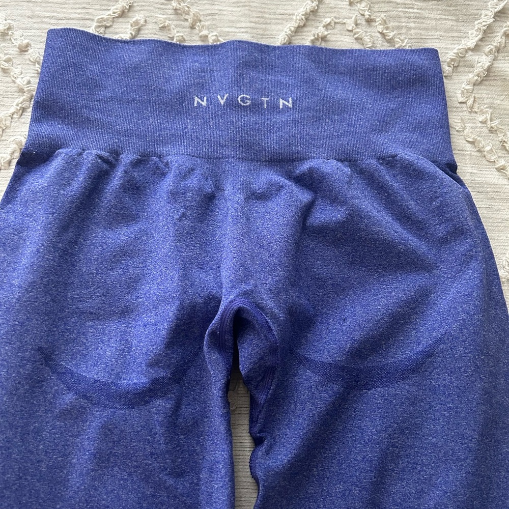 NVGTN Electric Blue Seamless Legging